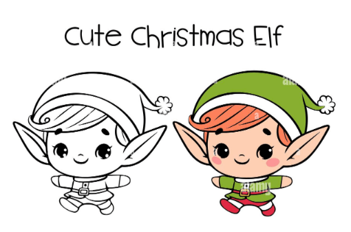 Cute:4pfiykn8bq0= Elf Drawing