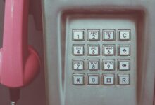 phone numbers and a long alphanumeric code