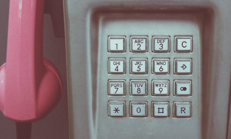 phone numbers and a long alphanumeric code